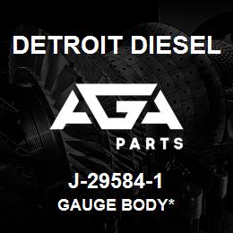 J-29584-1 Detroit Diesel Gauge Body* | AGA Parts