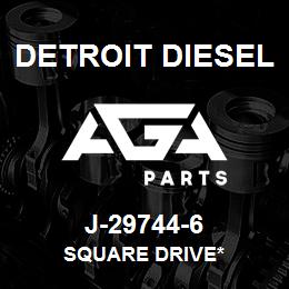 J-29744-6 Detroit Diesel Square Drive* | AGA Parts