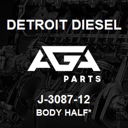 J-3087-12 Detroit Diesel Body Half* | AGA Parts