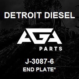 J-3087-6 Detroit Diesel End Plate* | AGA Parts