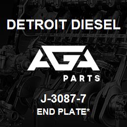 J-3087-7 Detroit Diesel End Plate* | AGA Parts