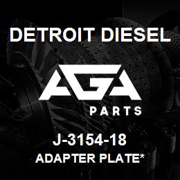 J-3154-18 Detroit Diesel Adapter Plate* | AGA Parts