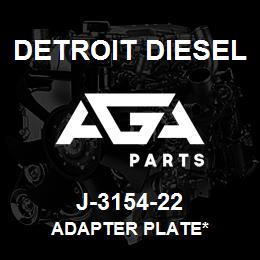 J-3154-22 Detroit Diesel Adapter Plate* | AGA Parts