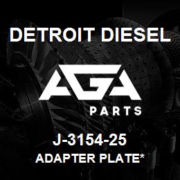 J-3154-25 Detroit Diesel Adapter Plate* | AGA Parts