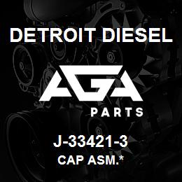 J-33421-3 Detroit Diesel Cap Asm.* | AGA Parts