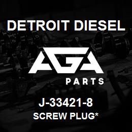 J-33421-8 Detroit Diesel Screw Plug* | AGA Parts