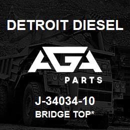 J-34034-10 Detroit Diesel Bridge Top* | AGA Parts