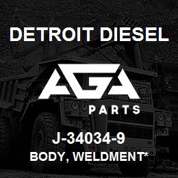 J-34034-9 Detroit Diesel Body, Weldment* | AGA Parts