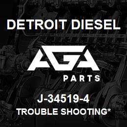 J-34519-4 Detroit Diesel Trouble Shooting* | AGA Parts