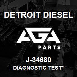 J-34680 Detroit Diesel Diagnostic Test* | AGA Parts