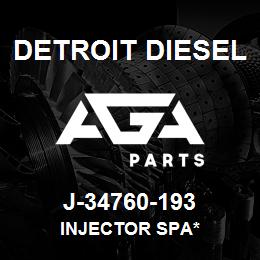 J-34760-193 Detroit Diesel Injector Spa* | AGA Parts