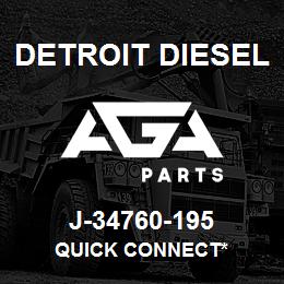 J-34760-195 Detroit Diesel Quick Connect* | AGA Parts