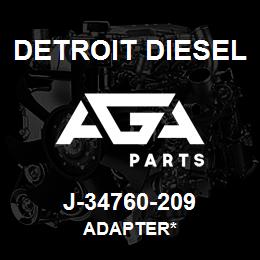 J-34760-209 Detroit Diesel Adapter* | AGA Parts