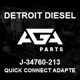 J-34760-213 Detroit Diesel Quick Connect Adapter* | AGA Parts