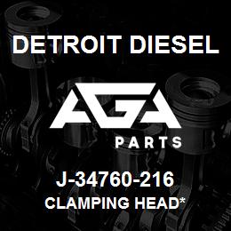 J-34760-216 Detroit Diesel Clamping Head* | AGA Parts