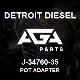 J-34760-35 Detroit Diesel Pot Adapter | AGA Parts