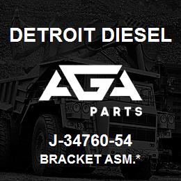 J-34760-54 Detroit Diesel Bracket Asm.* | AGA Parts