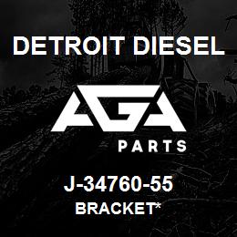 J-34760-55 Detroit Diesel Bracket* | AGA Parts