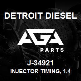 J-34921 Detroit Diesel Injector Timing, 1.475* | AGA Parts