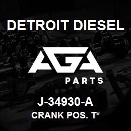 J-34930-A Detroit Diesel Crank Pos. T* | AGA Parts