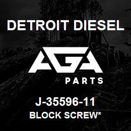 J-35596-11 Detroit Diesel Block Screw* | AGA Parts