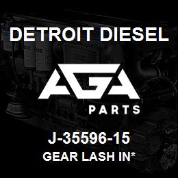 J-35596-15 Detroit Diesel Gear Lash In* | AGA Parts