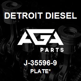 J-35596-9 Detroit Diesel Plate* | AGA Parts