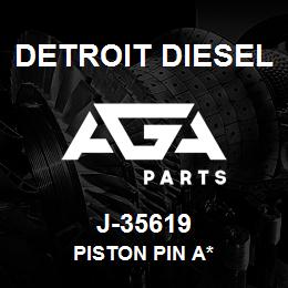 J-35619 Detroit Diesel Piston Pin A* | AGA Parts