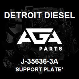 J-35636-3A Detroit Diesel Support Plate* | AGA Parts