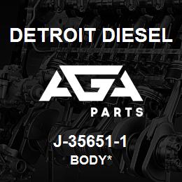 J-35651-1 Detroit Diesel Body* | AGA Parts