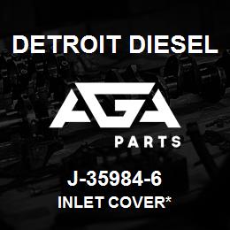 J-35984-6 Detroit Diesel Inlet Cover* | AGA Parts