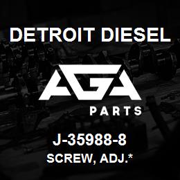 J-35988-8 Detroit Diesel Screw, Adj.* | AGA Parts