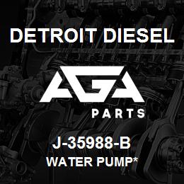 J-35988-B Detroit Diesel Water Pump* | AGA Parts