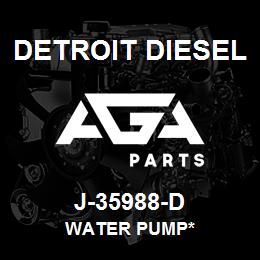 J-35988-D Detroit Diesel Water Pump* | AGA Parts