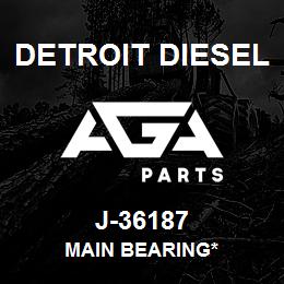 J-36187 Detroit Diesel Main Bearing* | AGA Parts