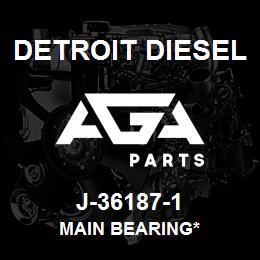 J-36187-1 Detroit Diesel Main Bearing* | AGA Parts