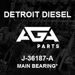 J-36187-A Detroit Diesel Main Bearing* | AGA Parts