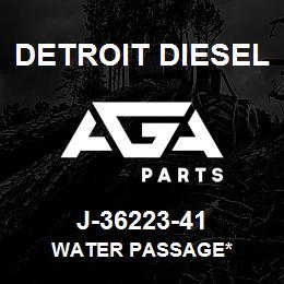 J-36223-41 Detroit Diesel Water Passage* | AGA Parts