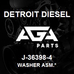 J-36398-4 Detroit Diesel Washer Asm.* | AGA Parts