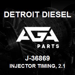 J-36869 Detroit Diesel Injector Timing, 2.170* | AGA Parts