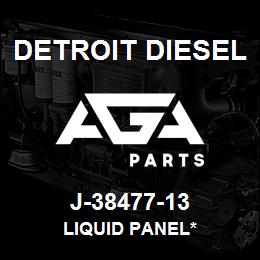 J-38477-13 Detroit Diesel Liquid Panel* | AGA Parts