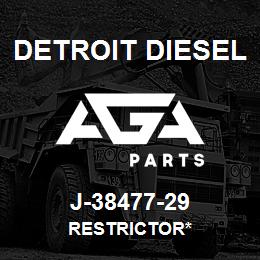 J-38477-29 Detroit Diesel Restrictor* | AGA Parts