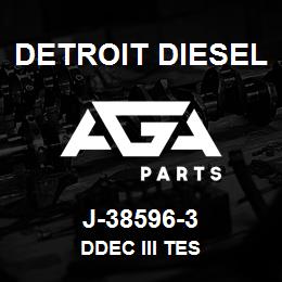 J-38596-3 Detroit Diesel DDEC III Tes | AGA Parts