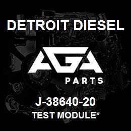 J-38640-20 Detroit Diesel Test Module* | AGA Parts