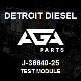 J-38640-25 Detroit Diesel Test Module | AGA Parts