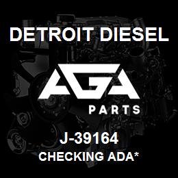 J-39164 Detroit Diesel Checking Ada* | AGA Parts