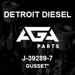 J-39289-7 Detroit Diesel Gusset* | AGA Parts