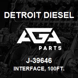 J-39646 Detroit Diesel Interface, 100ft. | AGA Parts