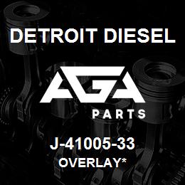 J-41005-33 Detroit Diesel Overlay* | AGA Parts