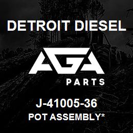 J-41005-36 Detroit Diesel Pot Assembly* | AGA Parts